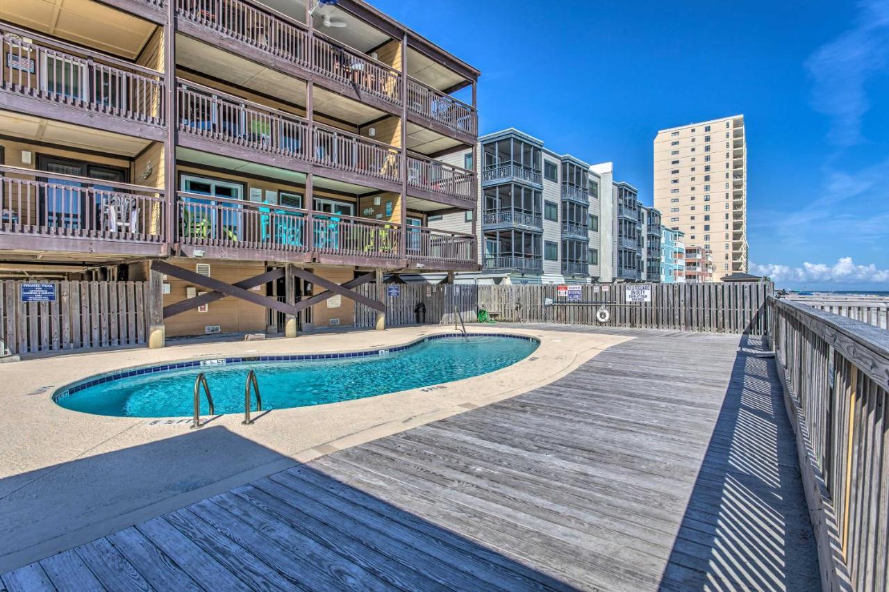 Beach Lovers Haven Oceanfront Condo With Pool! Myrtle Beach Extérieur photo